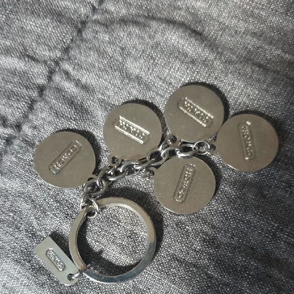 Coach Colorful Logo Charm Keychain - Picture 2 of 2